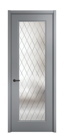 Дверь межкомнатная Рино 1 Цвет Гриджио Покрытие ЭМАЛИ Эмаль Наличник  L 50 Цена 50137