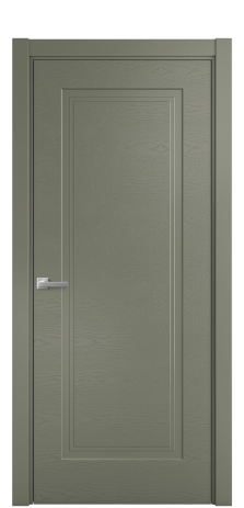 Дверь межкомнатная Рино 1 Цвет Зеленый Brash Покрытие Эмаль брашированная  Наличник L 75 Цена 44375