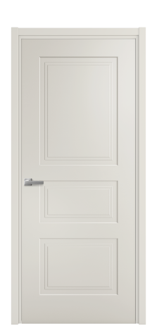 Дверь межкомнатная Рино 4 Цвет Дымчатый Покрытие Эмаль  Наличник L 50 Цена 40475