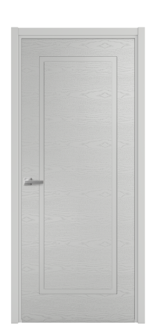 Дверь межкомнатная Плэйн 1 Цвет Телегрей Brash Покрытие Эмаль брашированная  Наличник L 50 Цена 43375