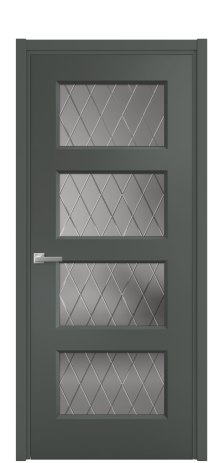 Дверь межкомнатная Плэйн 4 Цвет Пихтовый Покрытие Эмаль  Наличник L 50 Цена 42793