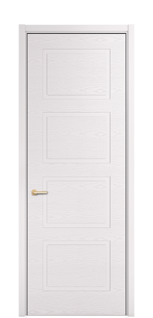 Дверь межкомнатная Плэйн 4 Цвет Крем Brash Покрытие ЭМАЛИ Эмаль брашированная Наличник L 50 Цена 46197