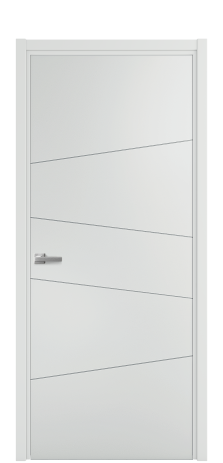 Дверь межкомнатная Твист 03 Цвет Облачный Покрытие Эмаль  Наличник L 50 Цена 39475