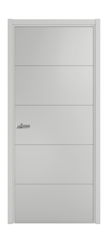 Дверь межкомнатная Линия 01 Цвет Телегрей Покрытие Эмаль  Наличник L 50 Цена 39475