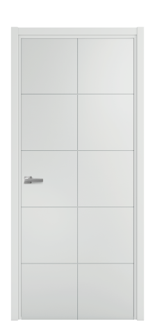 Дверь межкомнатная Линия 03 Цвет Облачный Покрытие Эмаль  Наличник L 50 Цена 39475