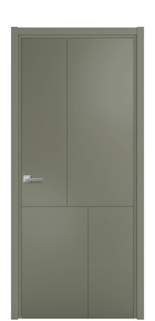 Дверь межкомнатная Линия 04 Цвет Зеленый Покрытие Эмаль  Наличник L 50 Цена 40668