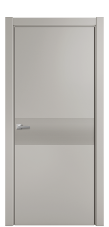 Дверь межкомнатная Меццо 01 Цвет Серый Шелк Покрытие Эмаль  Наличник L 75 Цена 42475