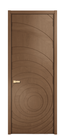 Дверь межкомнатная Капричио 03 Цвет Дуб Темный Покрытие ШПОН Шпон натуральный Наличник L 50 Цена 64550