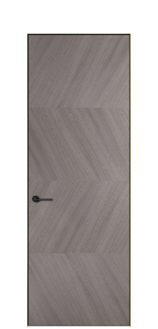 Дверь межкомнатная Юнит 01 Цвет Эвкалипт Грей Покрытие ШПОН Эвкалипт Наличник Скрытый короб золото Цена 86885