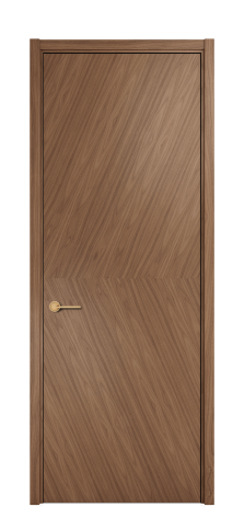 Дверь межкомнатная Юнит 03 Цвет Американский Орех Покрытие ШПОН Шпон натуральный Наличник L 50 Цена 58600
