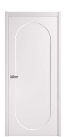 Дверь межкомнатная Ансе 1 Цвет Крем Покрытие Эмаль  Наличник L 50 Цена 44475