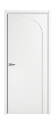 Дверь межкомнатная Ансе 2 Цвет Белый Покрытие Эмаль  Наличник L 50 Цена 44475