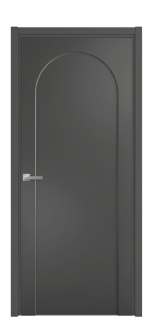 Дверь межкомнатная Ансе 2 Цвет Антрацит Покрытие Эмаль  Наличник L 50 Цена 45918