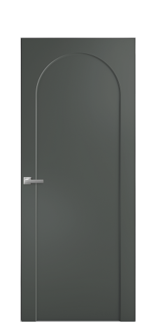 Дверь межкомнатная Ансе 2 Цвет Пихтовый Покрытие Эмаль  Наличник Скрытый короб хром Цена 45893