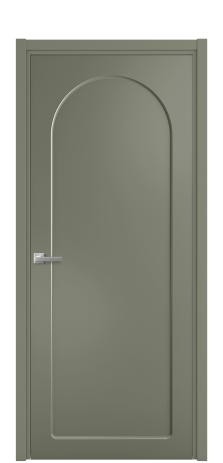 Дверь межкомнатная Ансе 3 Цвет Зеленый Покрытие Эмаль  Наличник L 50 Цена 45918