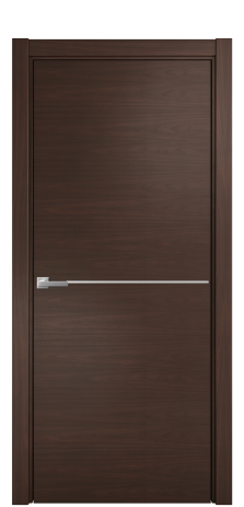 Дверь межкомнатная Слот 10-001 Цвет Каштановый Орех Покрытие Шпон натуральный  Наличник L 75 Цена 53300