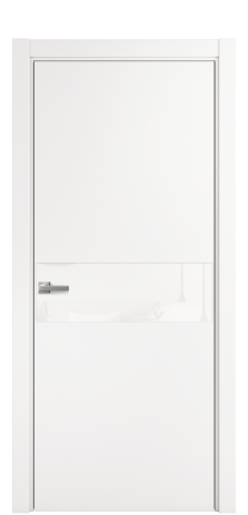 Дверь межкомнатная Ветро 11 Цвет Вайт Покрытие ПВХ SOFT (ПЭТ) Наличник L 75 Цена 34100