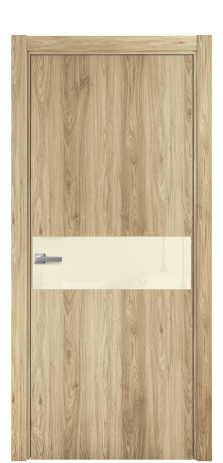 Дверь межкомнатная Ветро 11 Цвет Орех светлый Покрытие ПВХ ПОД ДЕРЕВО Наличник L 75 Цена 34100