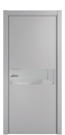 Дверь межкомнатная Ветро 11 Цвет Галечный Покрытие Эмаль  Наличник L 75 Цена 47573