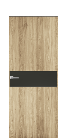 Дверь межкомнатная Ветро 11 Цвет Орех светлый Покрытие ПВХ ПОД ДЕРЕВО Наличник Скрытый короб хром Цена 41000