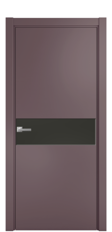 Дверь межкомнатная Ветро 11 Цвет Лиловый Покрытие Эмаль  Наличник L 75 Цена 47073