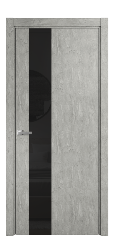 Дверь межкомнатная Ветро 14 Цвет Скол камня грей Покрытие ПВХ ФАКТУРНЫЕ Наличник L 75 Цена 34100