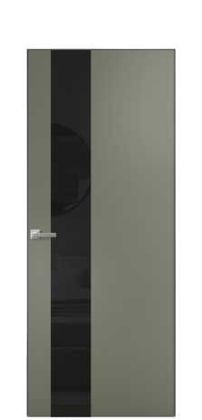 Дверь межкомнатная Ветро 14 Цвет Зеленый Покрытие Эмаль  Наличник Скрытый короб хром Цена 47048