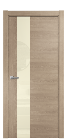 Дверь межкомнатная Ветро 14 Цвет Дуб Песочный Покрытие Шпон натуральный  Наличник L 75 Цена 51650