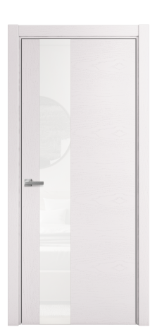 Дверь межкомнатная Ветро 14 Цвет Ясень Крем Покрытие Шпон крашеный  Наличник L 75 Цена 48775