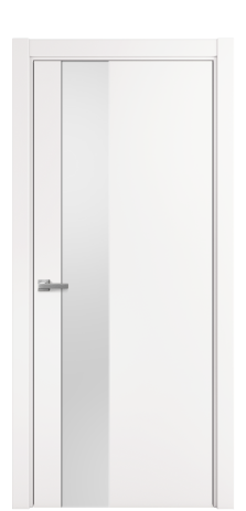 Дверь межкомнатная Ветро 14 Цвет Вайт Покрытие ПВХ SOFT (ПЭТ) Наличник L 75 Цена 34100