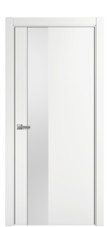 Дверь межкомнатная Ветро 14 Цвет Белый Покрытие Эмаль  Наличник L 75 Цена 45575