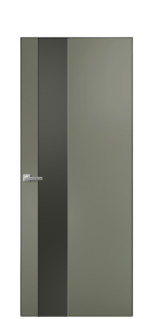 Дверь межкомнатная Ветро 14 Цвет Зеленый Покрытие Эмаль  Наличник Скрытый короб хром Цена 47048