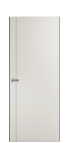 Дверь межкомнатная Слот 10-011 Цвет Лайт Грей Покрытие ПВХ SOFT (ПЭТ) Наличник Скрытый короб хром Цена 38100