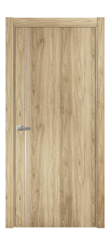 Дверь межкомнатная Слот 10-011 Цвет Орех светлый Покрытие ПВХ ПОД ДЕРЕВО Наличник L 75 Цена 31200