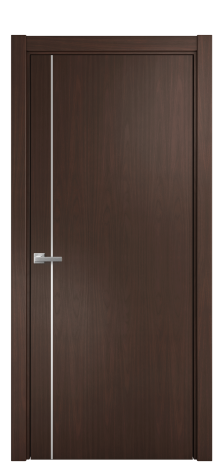 Дверь межкомнатная Слот 10-011 Цвет Каштановый Орех Покрытие Шпон натуральный  Наличник L 75 Цена 51900