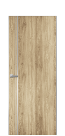 Дверь межкомнатная Слот 10-012 Цвет Орех светлый Покрытие ПВХ ПОД ДЕРЕВО Наличник Скрытый короб хром Цена 38100