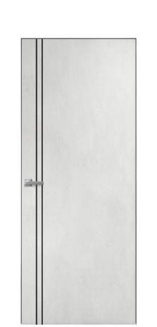 Дверь межкомнатная Слот 10-012 Цвет Бетон известковый Покрытие ПВХ ФАКТУРНЫЕ Наличник Скрытый короб хром Цена 38100