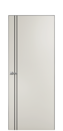 Дверь межкомнатная Слот 10-012 Цвет Дымчатый Покрытие Эмаль  Наличник Скрытый короб хром Цена 41500