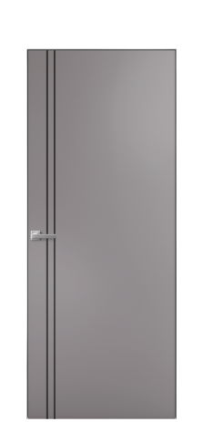 Дверь межкомнатная Слот 10-012 Цвет Ирис Покрытие Эмаль  Наличник Скрытый короб хром Цена 38250