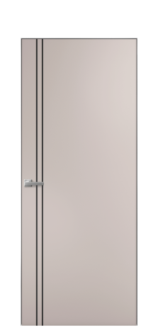 Дверь межкомнатная Слот 10-012 Цвет Пудра Покрытие Эмаль  Наличник Скрытый короб хром Цена 38250