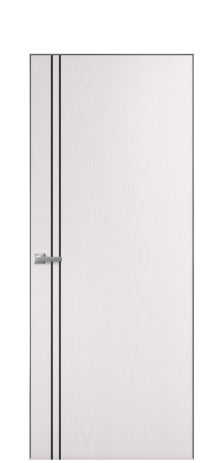 Дверь межкомнатная Слот 10-012 Цвет Ясень Крем Покрытие Шпон крашеный  Наличник Скрытый короб хром Цена 43550