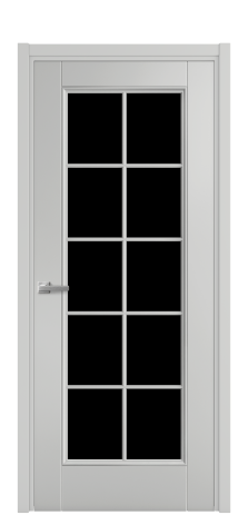 Дверь межкомнатная Сиена 10 Цвет Телегрей Покрытие Эмаль  Наличник L 50 Цена 51475