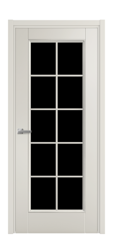 Дверь межкомнатная Сиена 10 Цвет Дымчатый Покрытие Эмаль  Наличник L 50 Цена 51475