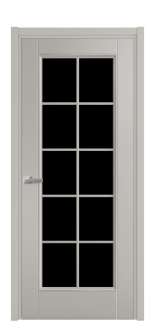 Дверь межкомнатная Сиена 10 Цвет Серый Шелк Покрытие Эмаль  Наличник L 50 Цена 51475