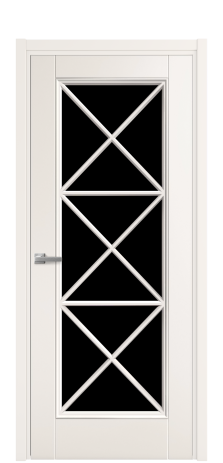 Дверь межкомнатная Сиена X3 Цвет Молочный Покрытие Эмаль  Наличник L 50 Цена 51475