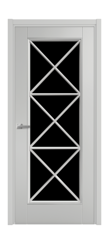 Дверь межкомнатная Сиена X3 Цвет Телегрей Покрытие Эмаль  Наличник L 50 Цена 51475