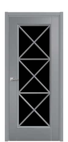 Дверь межкомнатная Сиена X3 Цвет Гриджио Покрытие Эмаль  Наличник L 50 Цена 53268