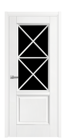 Дверь межкомнатная Сиена X3 DGO Цвет Белый Покрытие Эмаль  Наличник L 50 Цена 51475