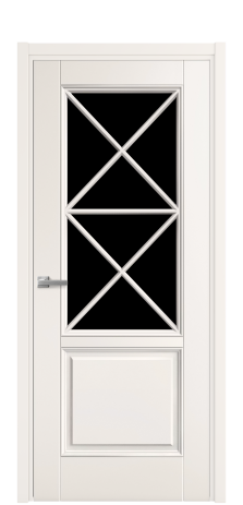 Дверь межкомнатная Сиена X3 DGO Цвет Молочный Покрытие Эмаль  Наличник L 50 Цена 51475