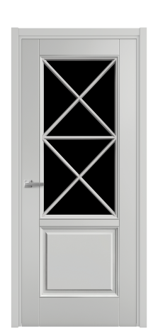 Дверь межкомнатная Сиена X3 DGO Цвет Телегрей Покрытие Эмаль  Наличник L 50 Цена 51475